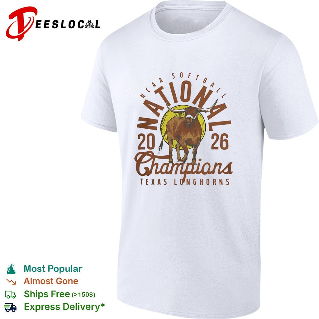 Texas Longhorns NCAA Softball 2026 National Champions shirt