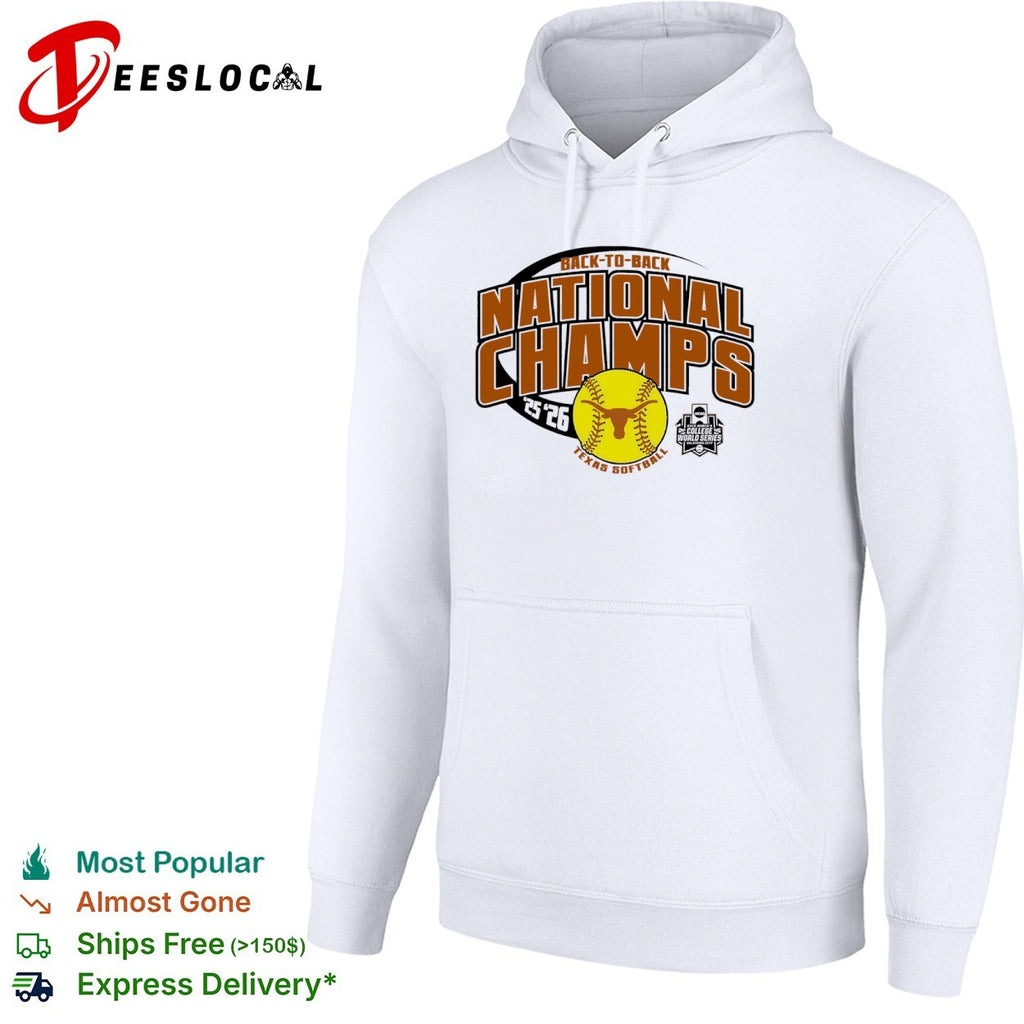 Texas Longhorns Softball Back to Back National Champs 2026 NCAA World Series shirt