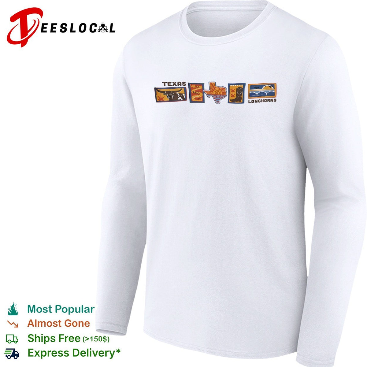 Texas Longhorns University of Texas Southwestern Sun Boot Bats Bridge shirt