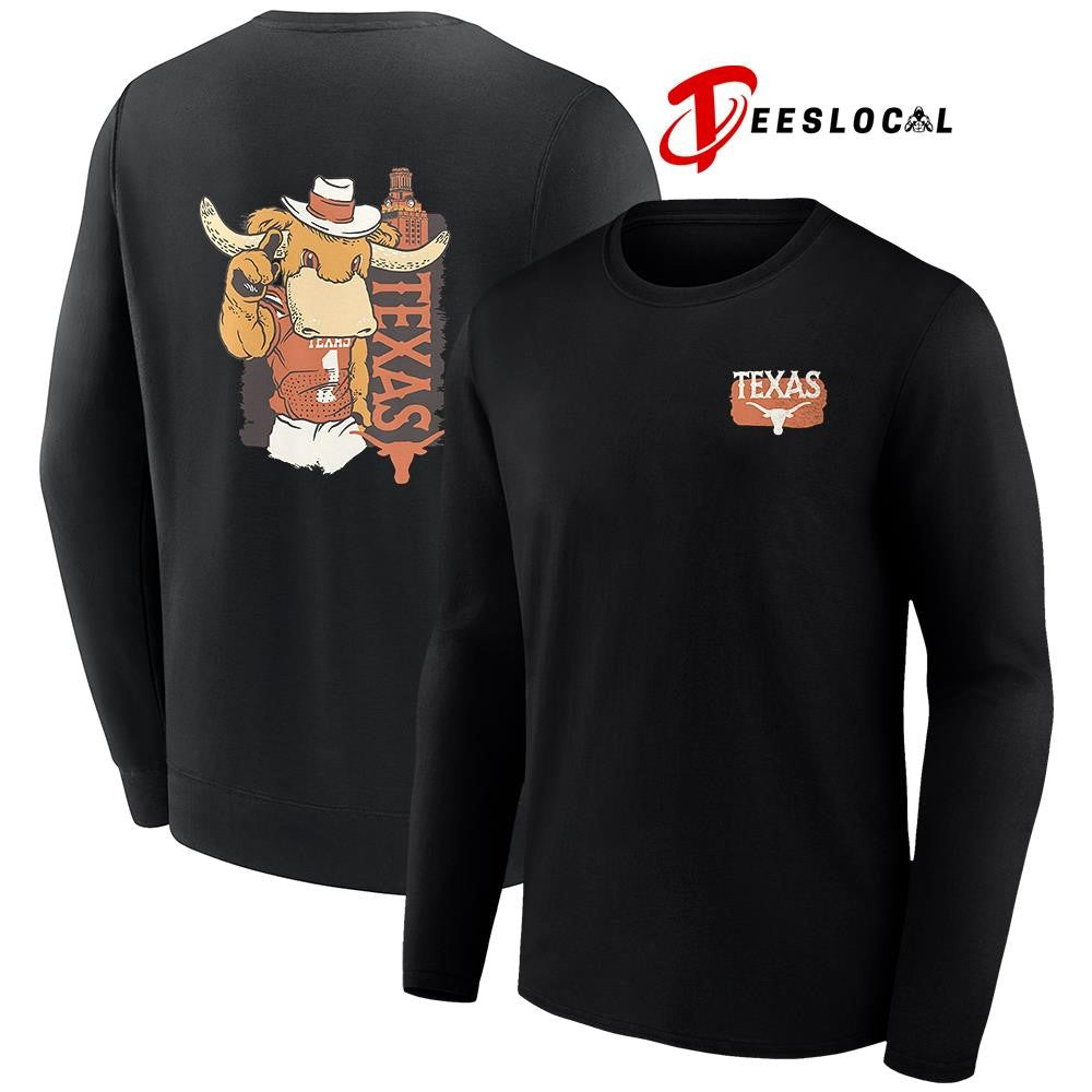 Texas Longhorns house mascot built graphic shirt