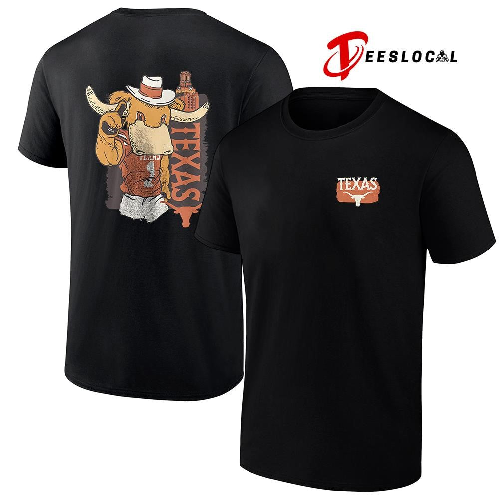 Texas Longhorns house mascot built graphic shirt