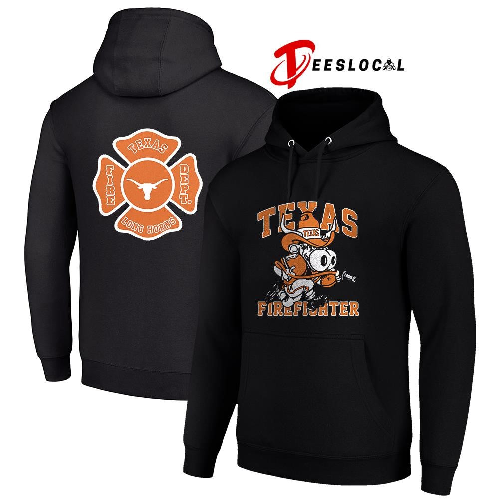 Texas Longhorns x Firefighter Appreciation day mascot shirt