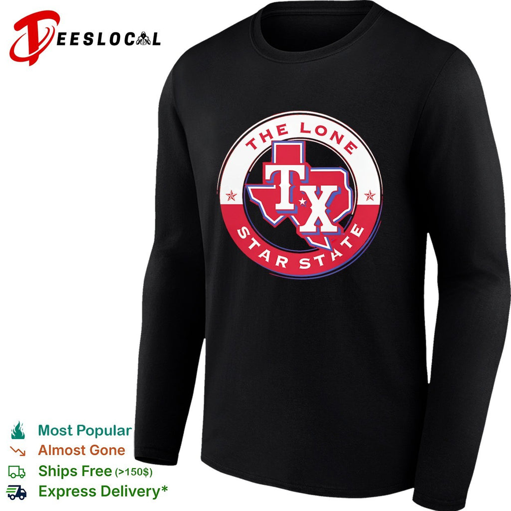 Texas Rangers The Lone Star State TX Logo MLB Baseball Team shirt
