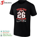 Texas Tech Red Raiders 2026 Big 12 Regular Season Champions Softball shirt