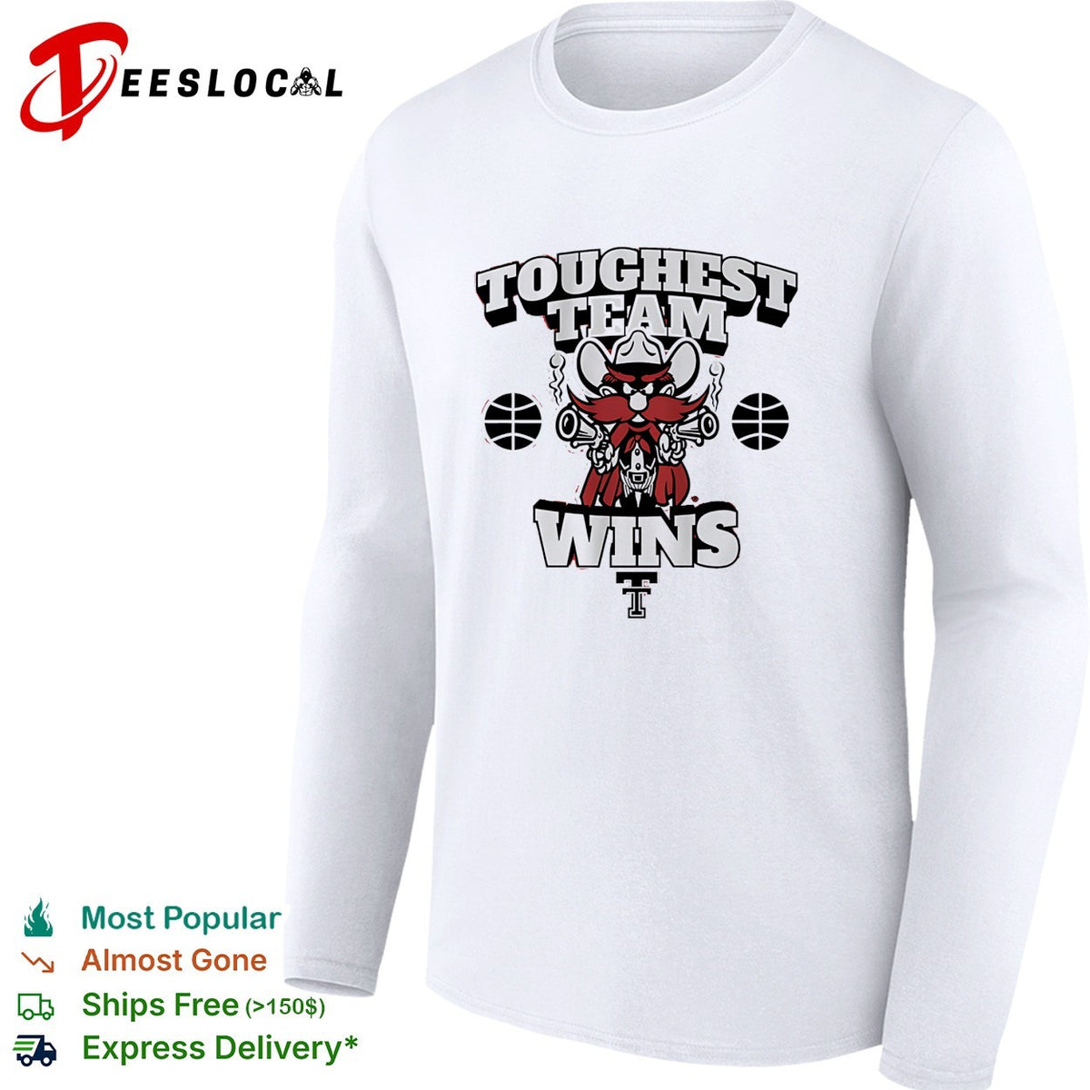 Texas Tech Red Raiders Toughest Team Wins The Masked Rider Basketball shirt