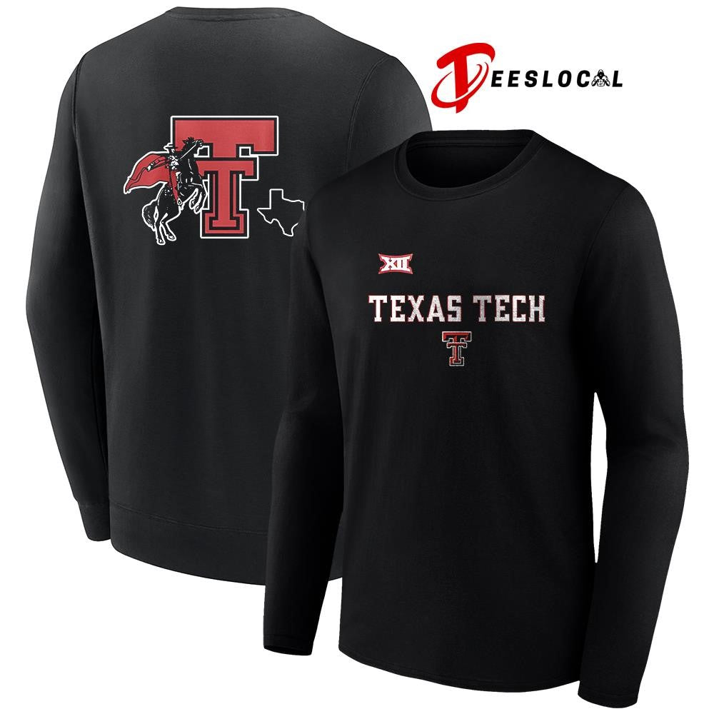Texas Tech Red Raiders new look in 2026 statue logo shirt