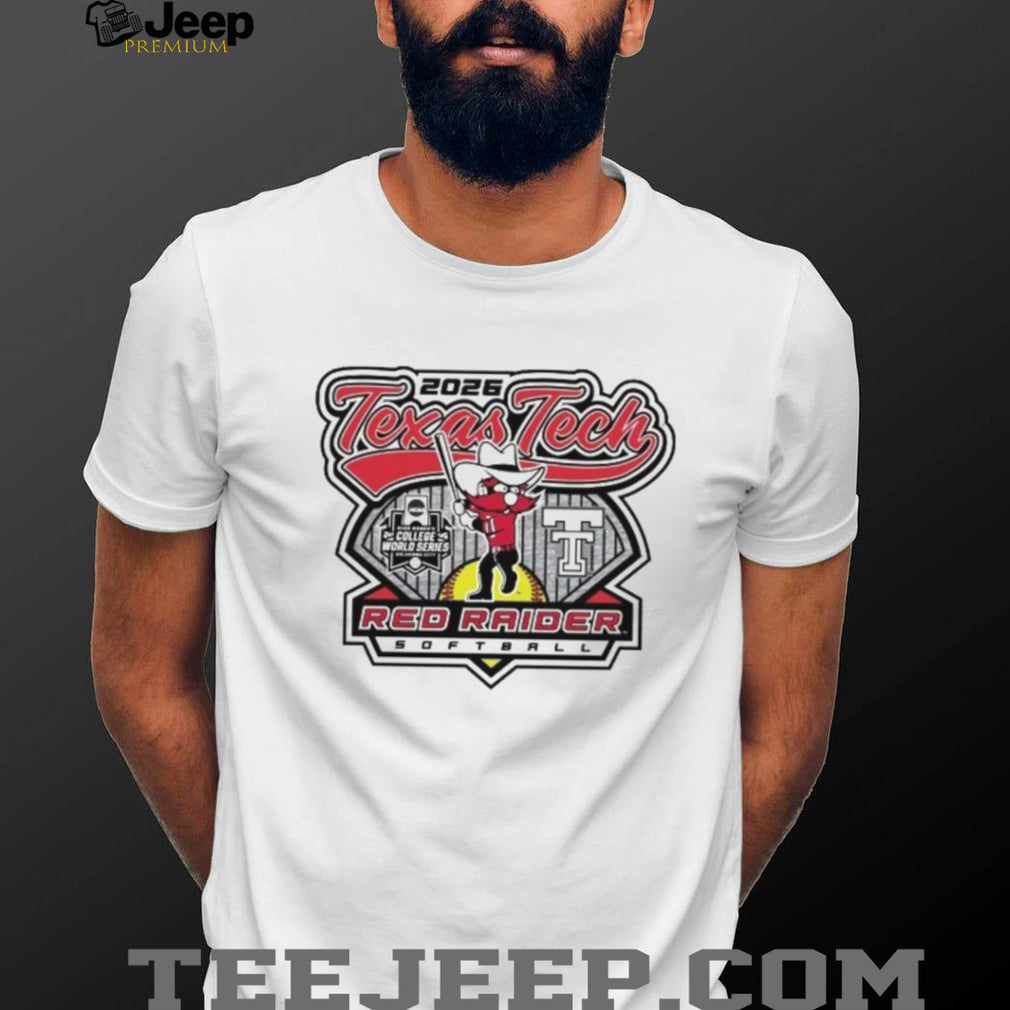 Texas Tech Softball 2026 WCWS Send It Grey T Shirt