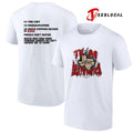 Texas death match no time limit no disqualifications no match stoppage because of blood graphic shirt