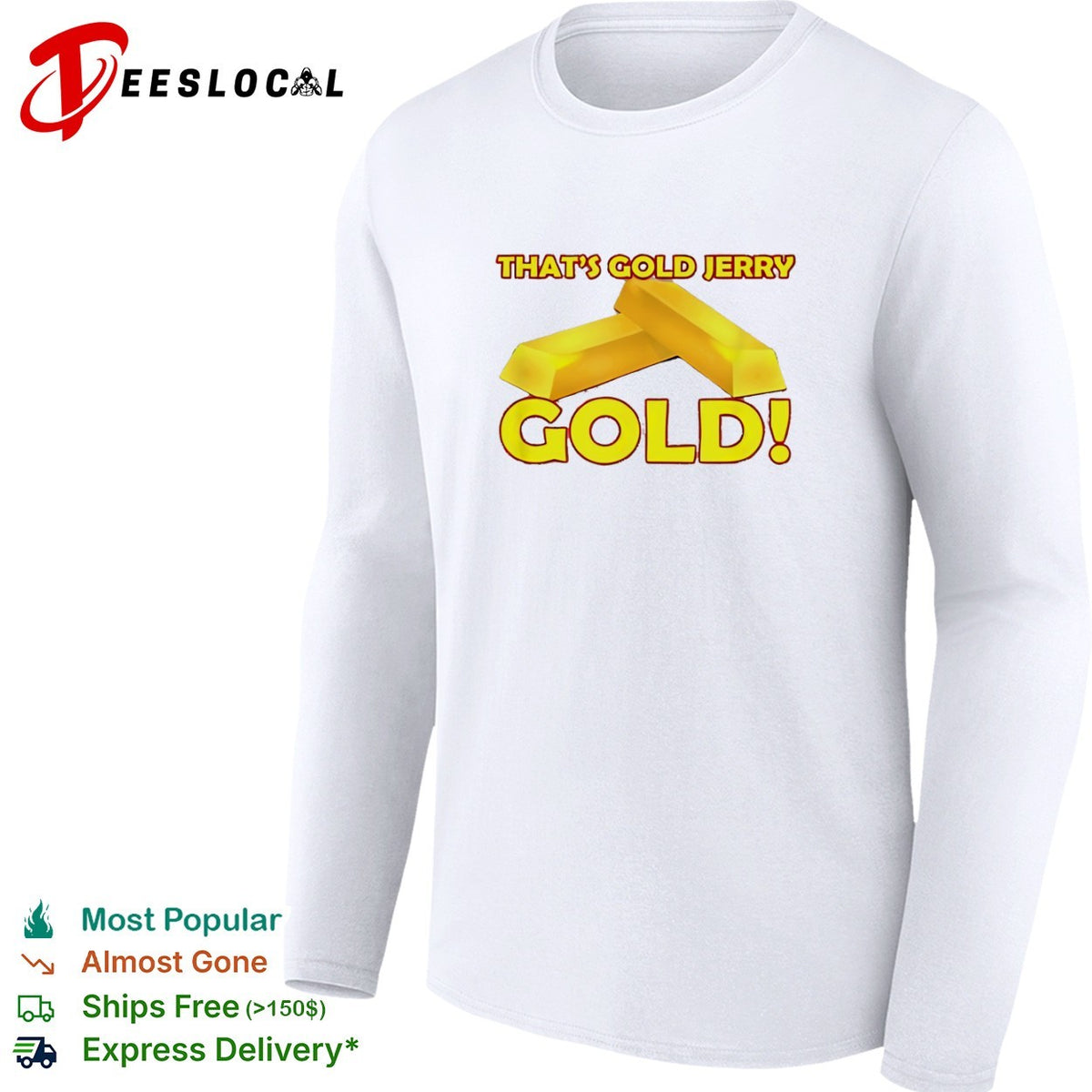 That is gold Jerry gold Seinfeld shirt