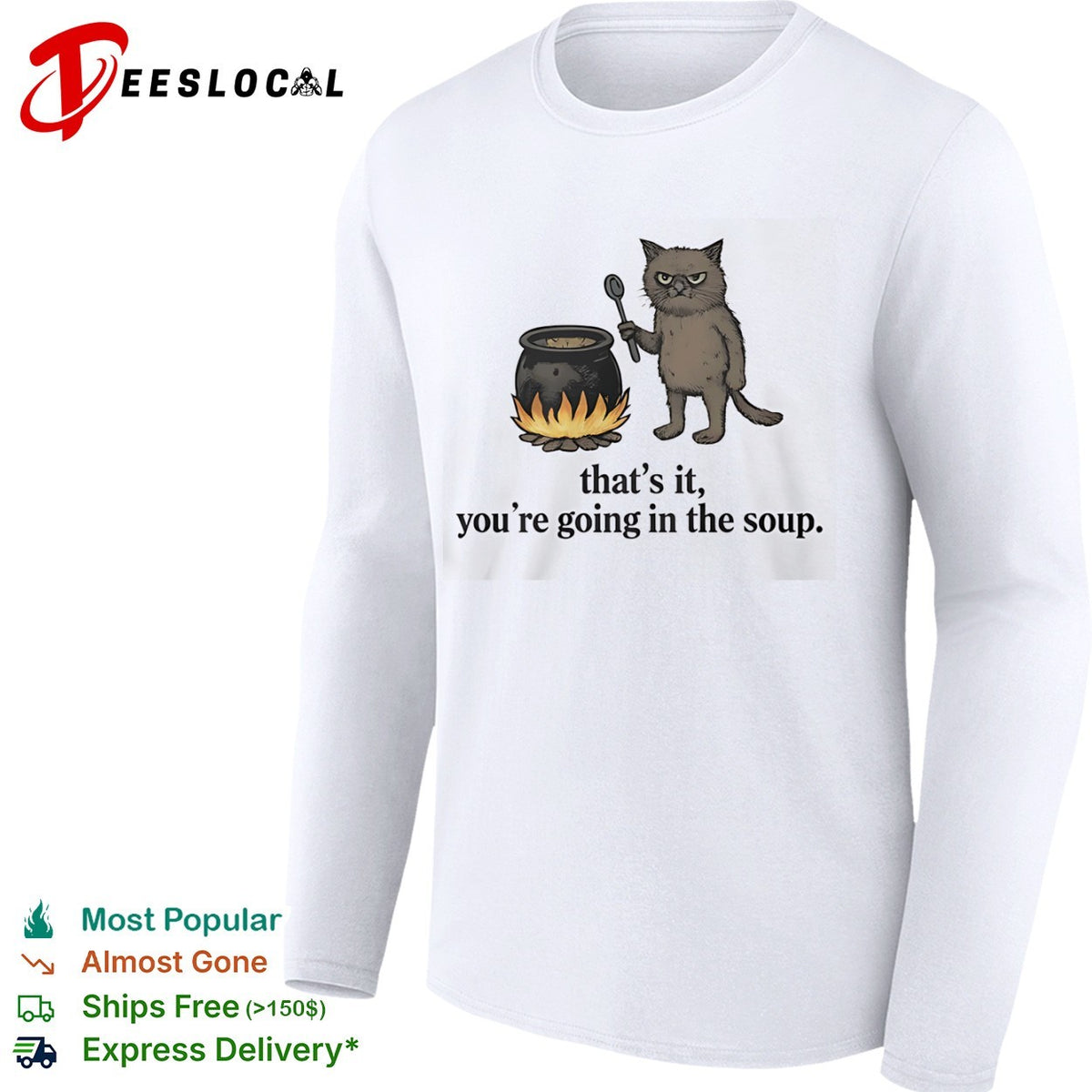 That is it you are going in the soup grumpy cat cooking potion cauldron shirt