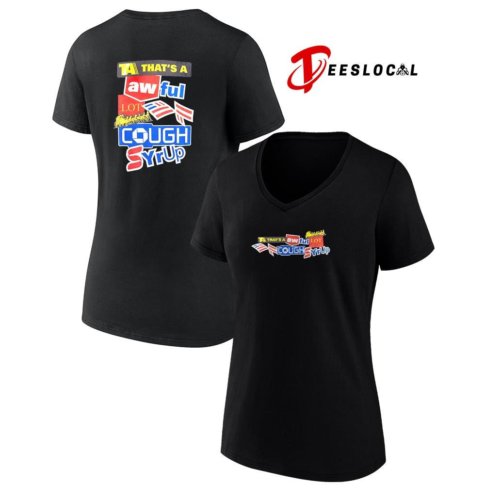 That’s a awful lot cough syrup bank graphic shirt