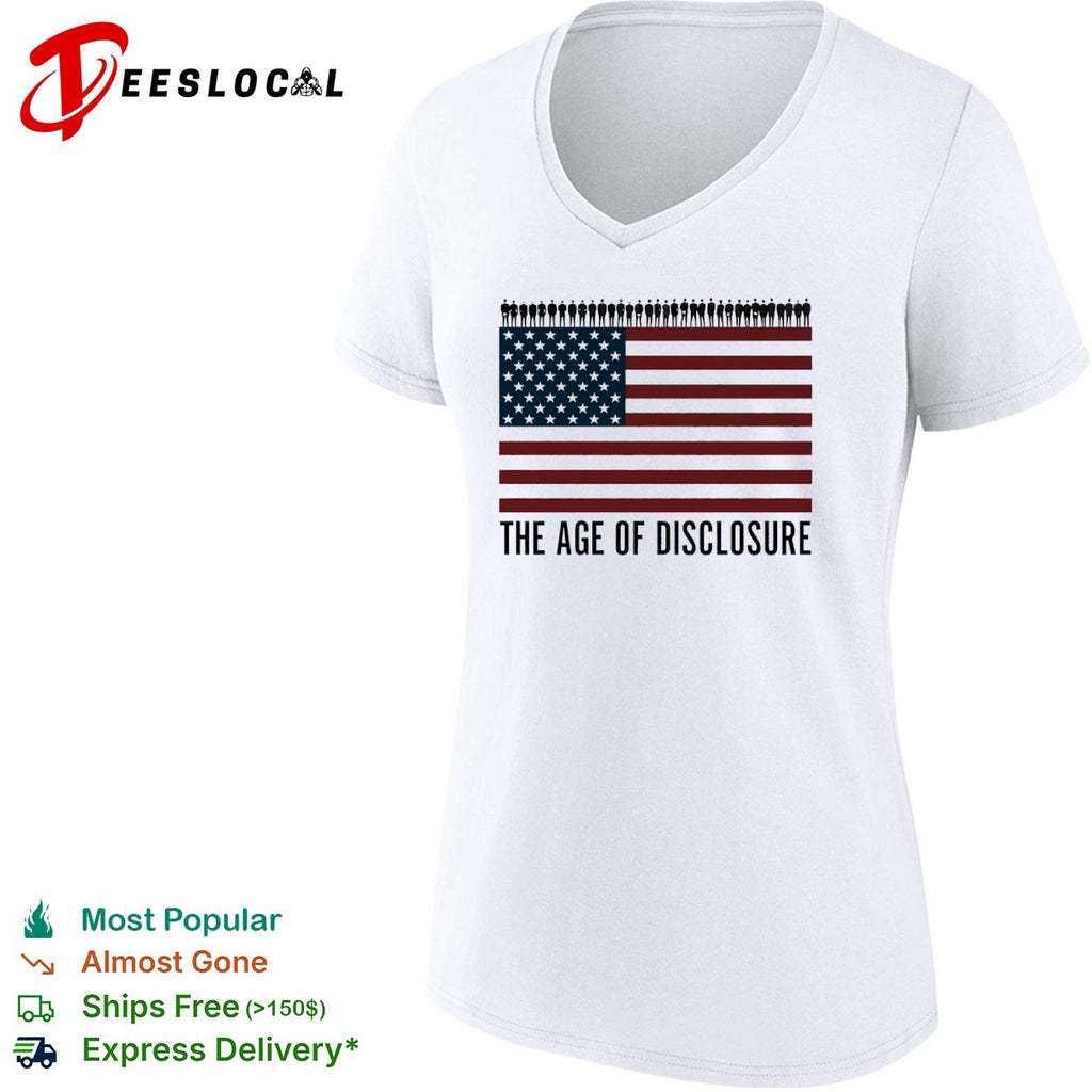 The Age of Disclosure American Flag shirt