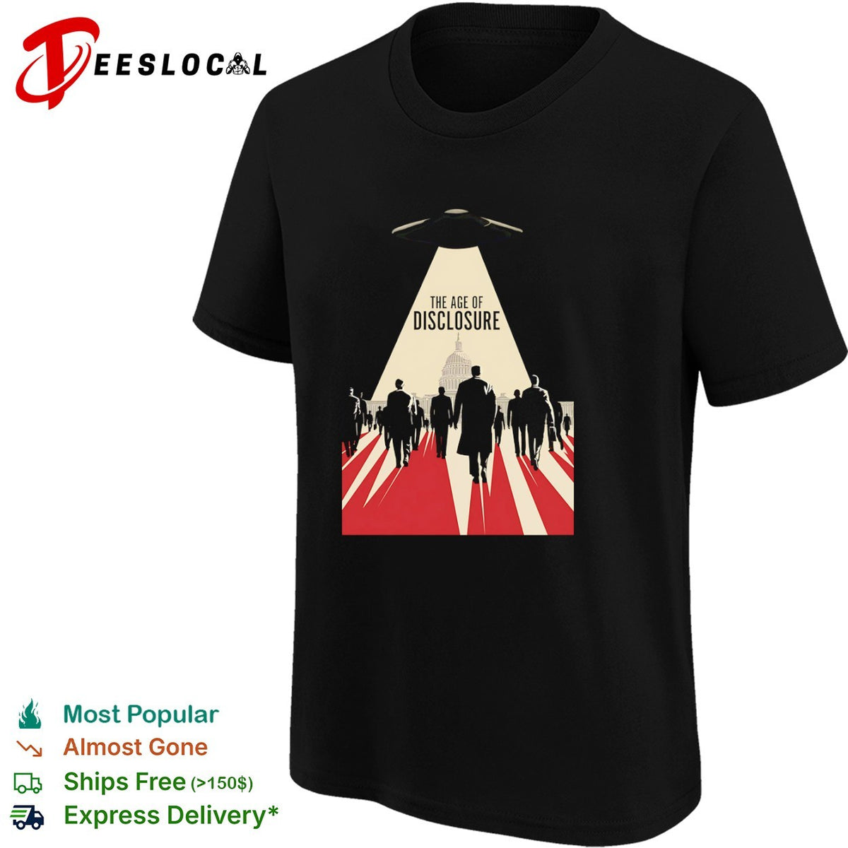 The Age of Disclosure UFO Alien shirt