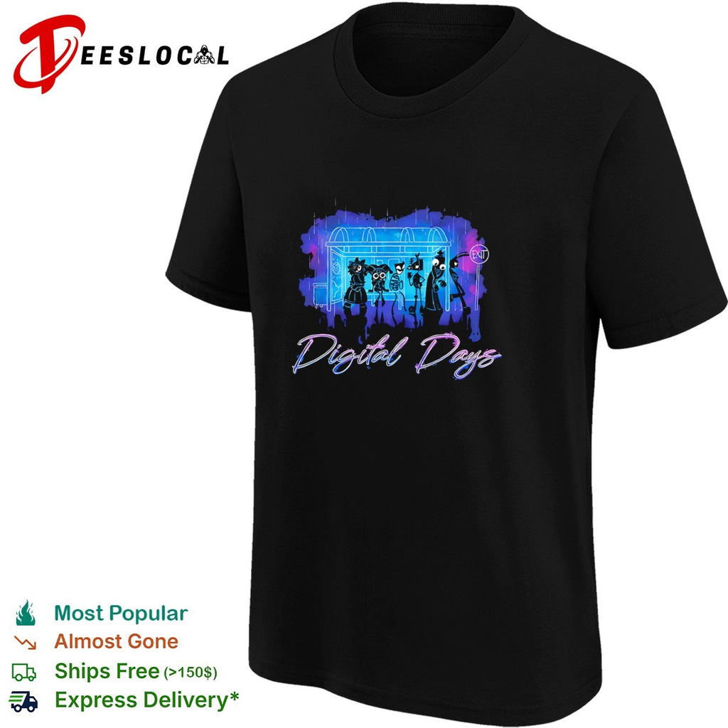 The Amazing Digital Circus Digital Days Characters Pomni Ragatha Jax Gangle shirt
