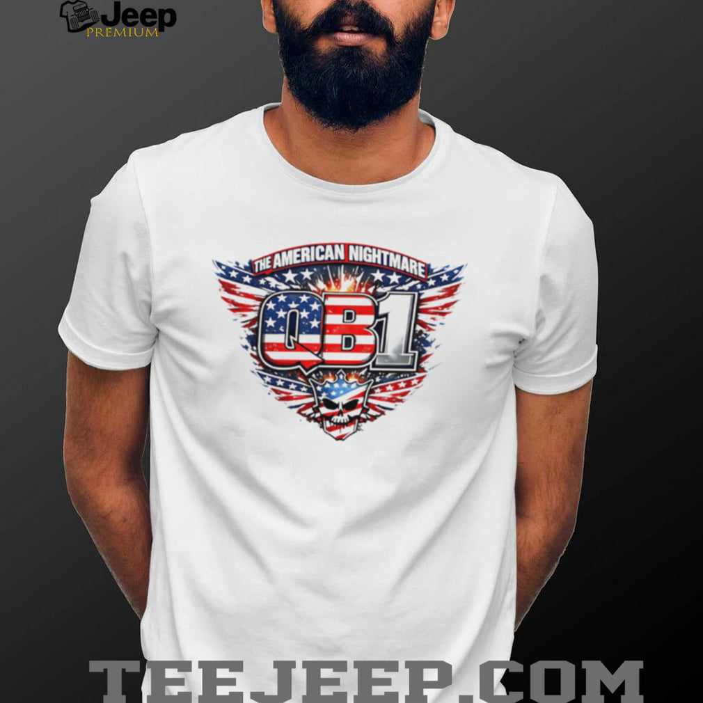 The American Nightmare QB1 Stars And Stripes Skull T Shirt