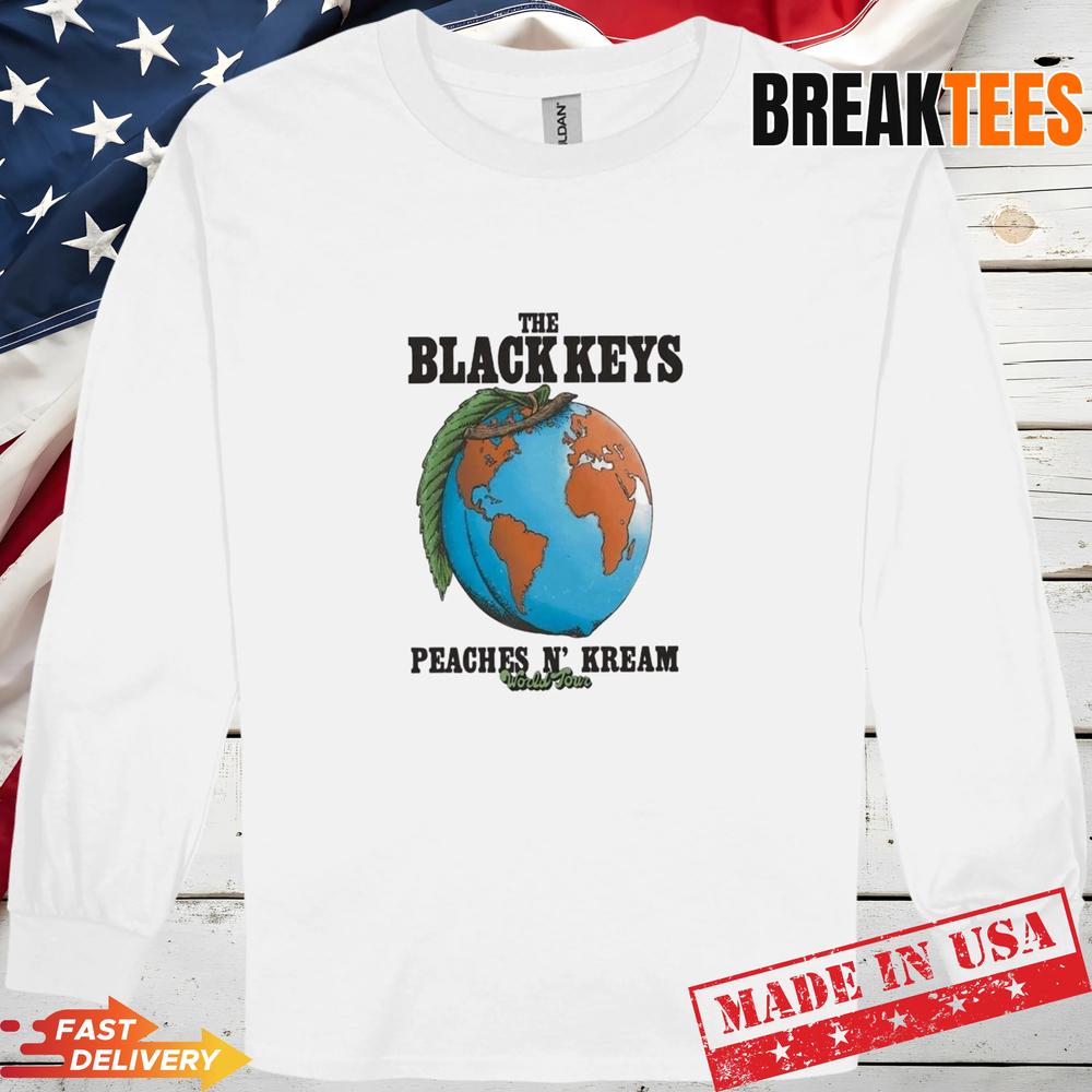 The Black Keys Peaches N’ Kream World Tour 2026 T-Shirt