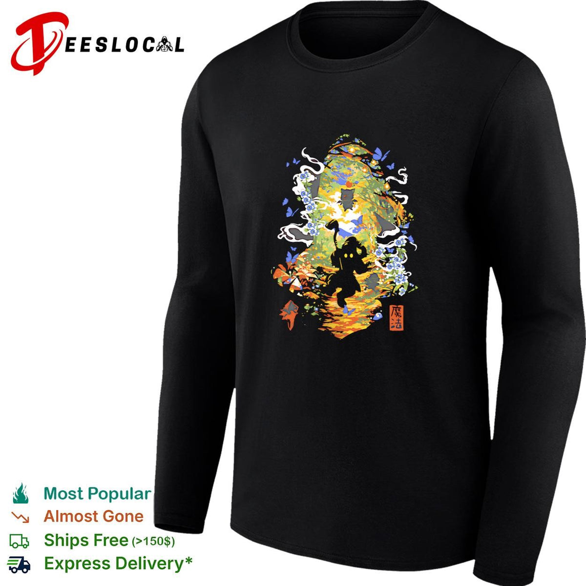 The Black Mage of Dali Vivi Ornitier from Final Fantasy shirt