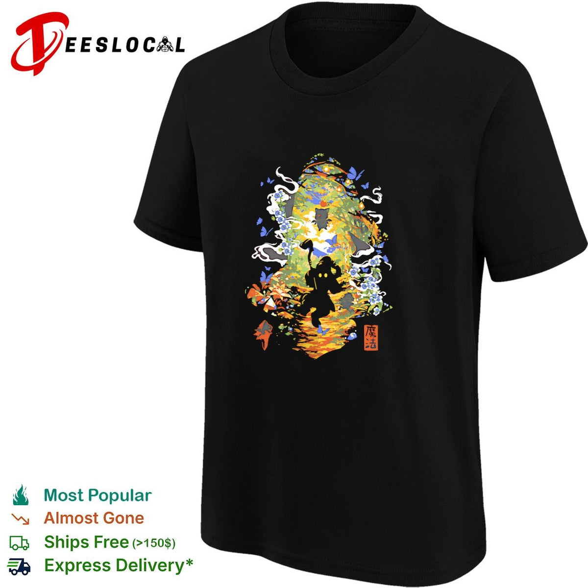 The Black Mage of Dali Vivi Ornitier from Final Fantasy shirt