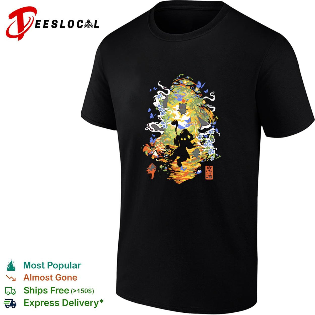 The Black Mage of Dali Vivi Ornitier from Final Fantasy shirt