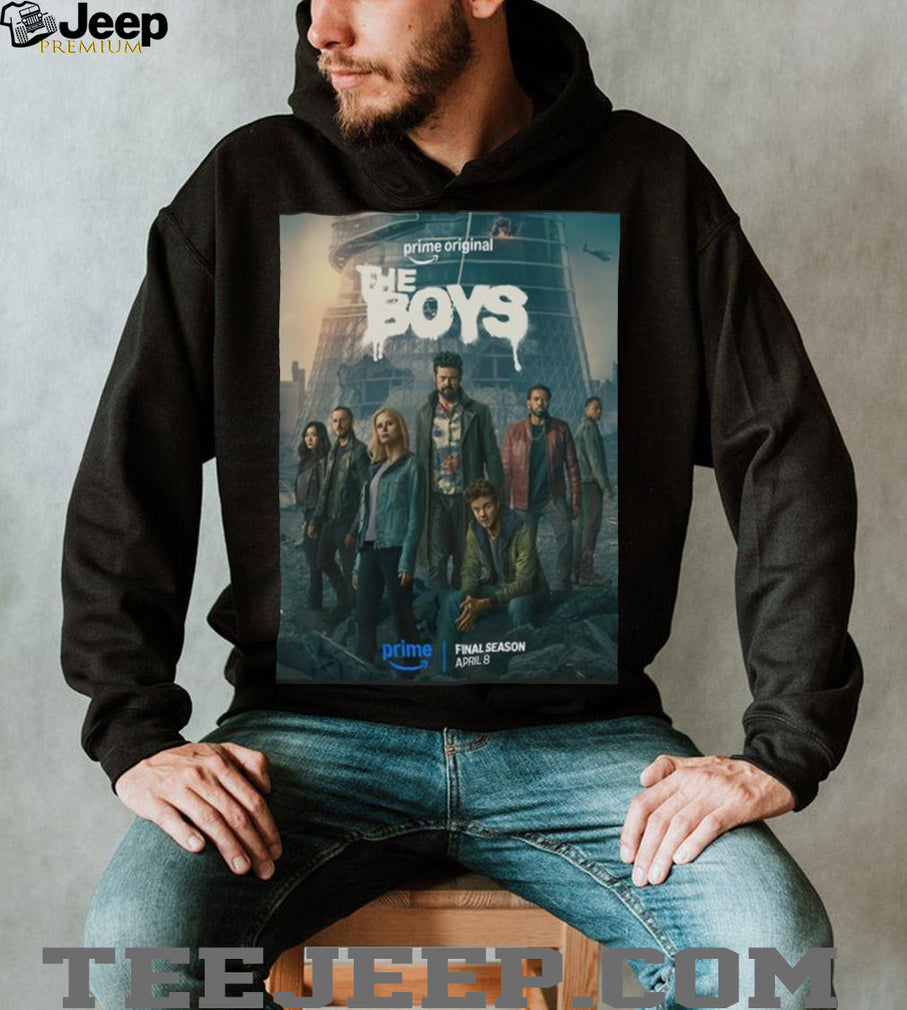 The Boys Prime Original Series Final Season Cast Poster T Shirt