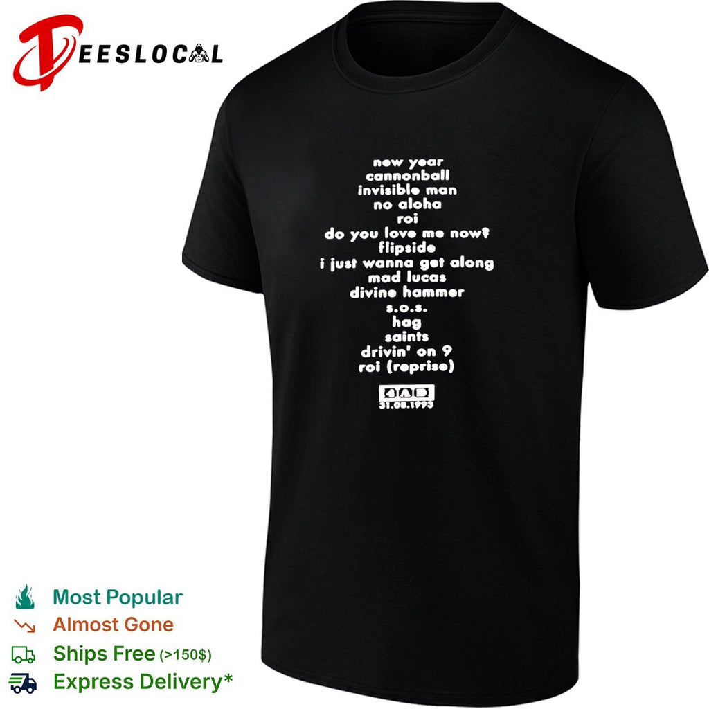 The Breeders Last Splash Tracklist New Year Cannonball Invisible Man Shirt