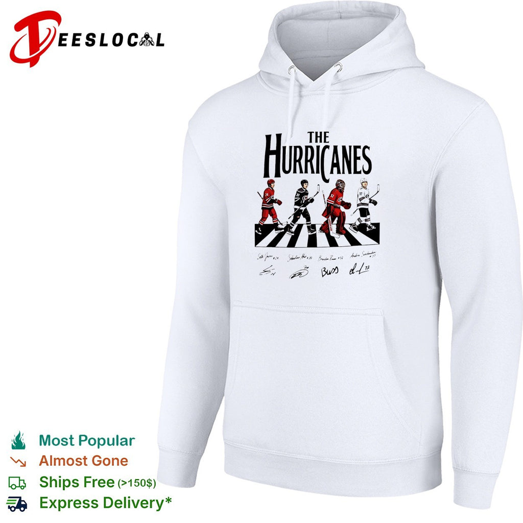 The Carolina Hurricanes road on crosswalk signature shirt