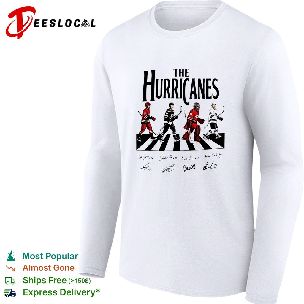 The Carolina Hurricanes road on crosswalk signature shirt
