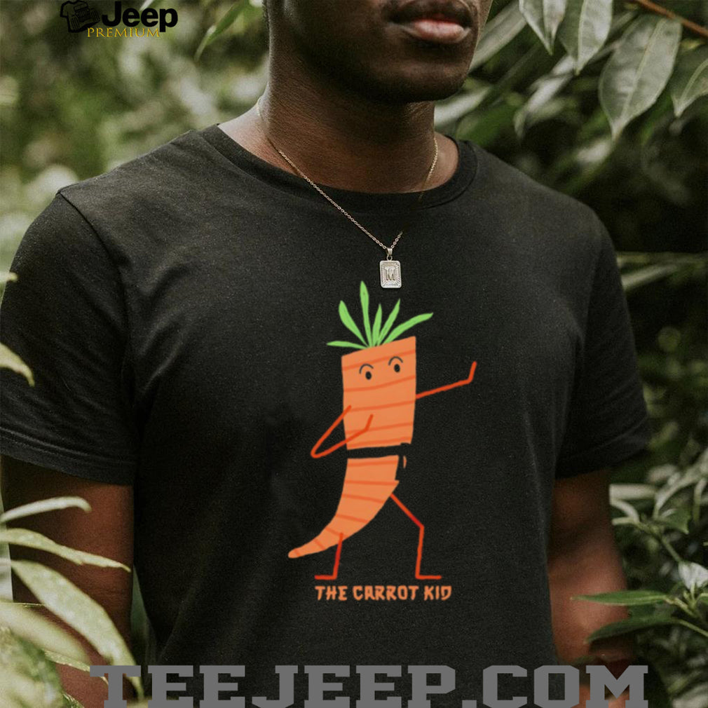 The Carrot Kid Funny Karate Martial Arts Vegetable Graphic T shirt