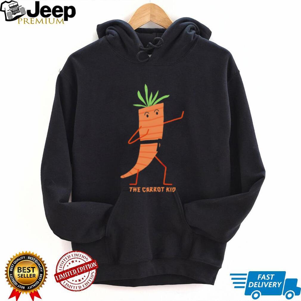 The Carrot Kid Funny Karate Martial Arts Vegetable Graphic T shirt