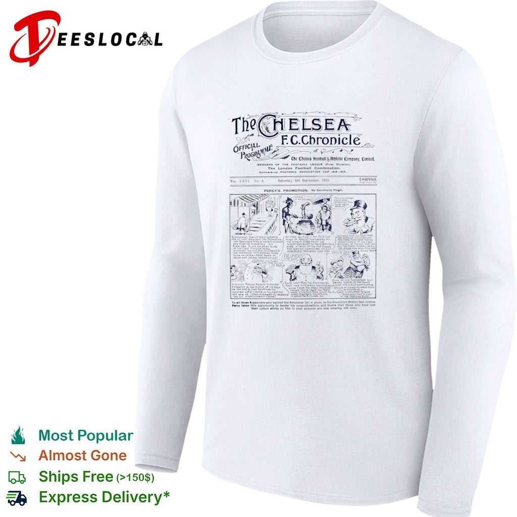 The Chelsea FC Chronicle 1930 Percys Promotion Football shirt
