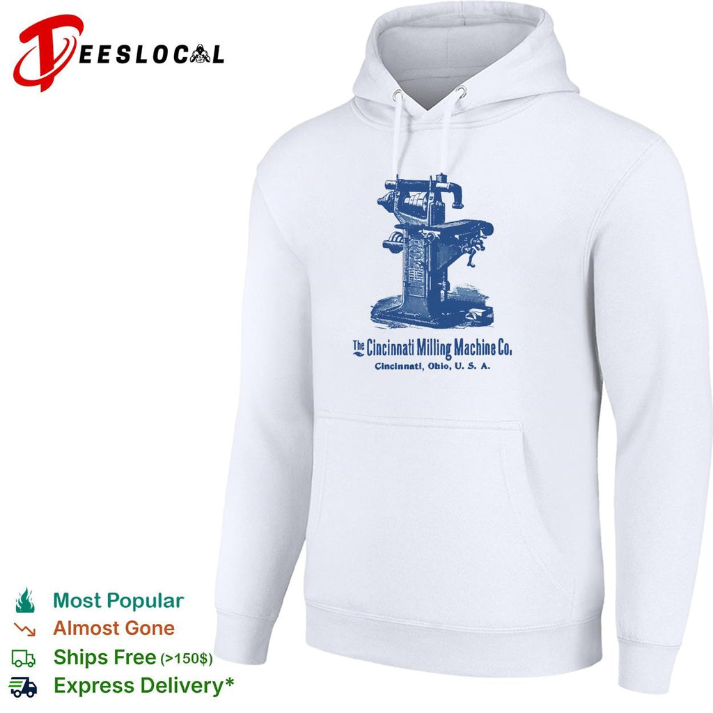 The Cincinnati Milling Machine Co Ohio vintage industrial poster shirt
