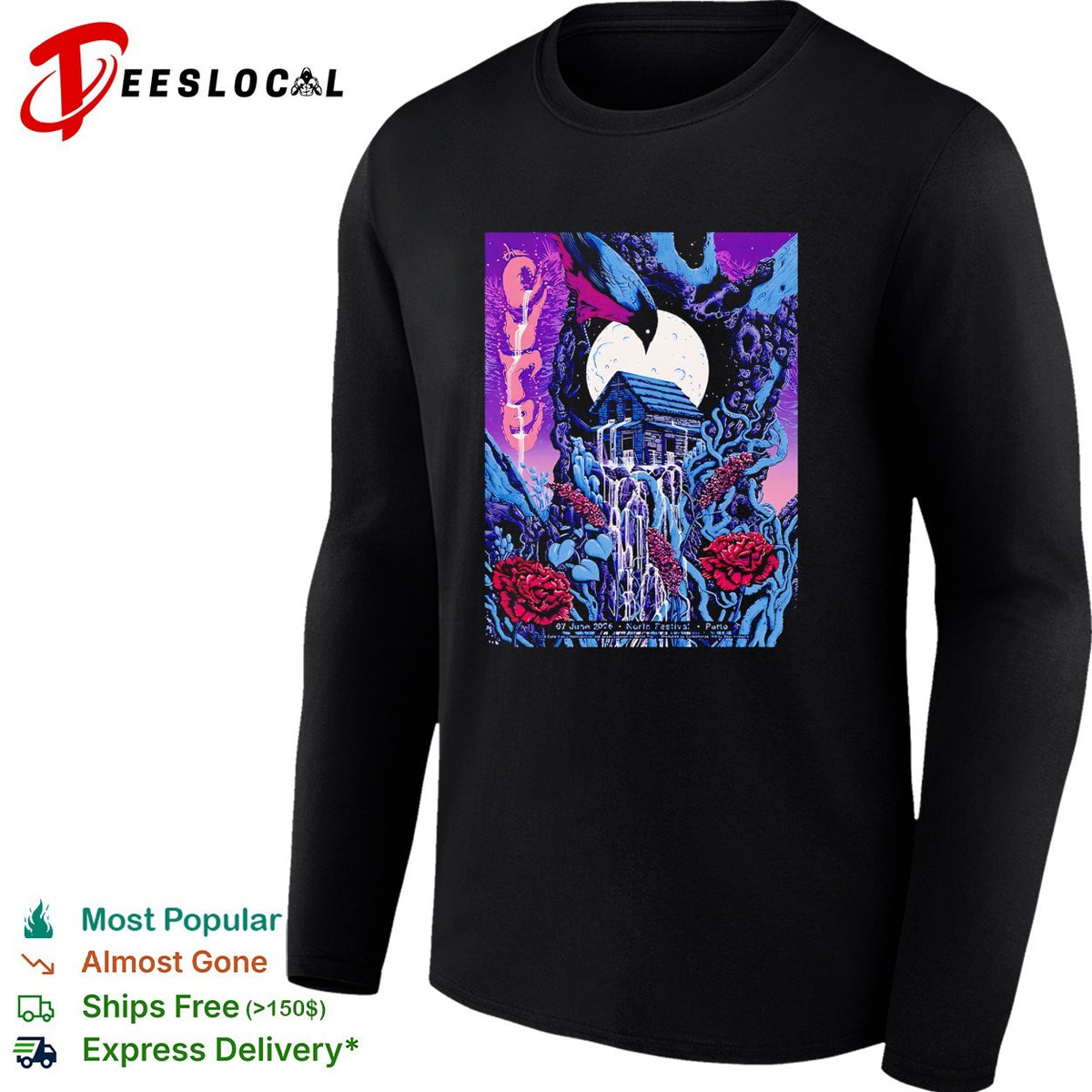 The Cure North Festival 2026 Headline Event In Porto Portugal On 7 June 2026 shirt