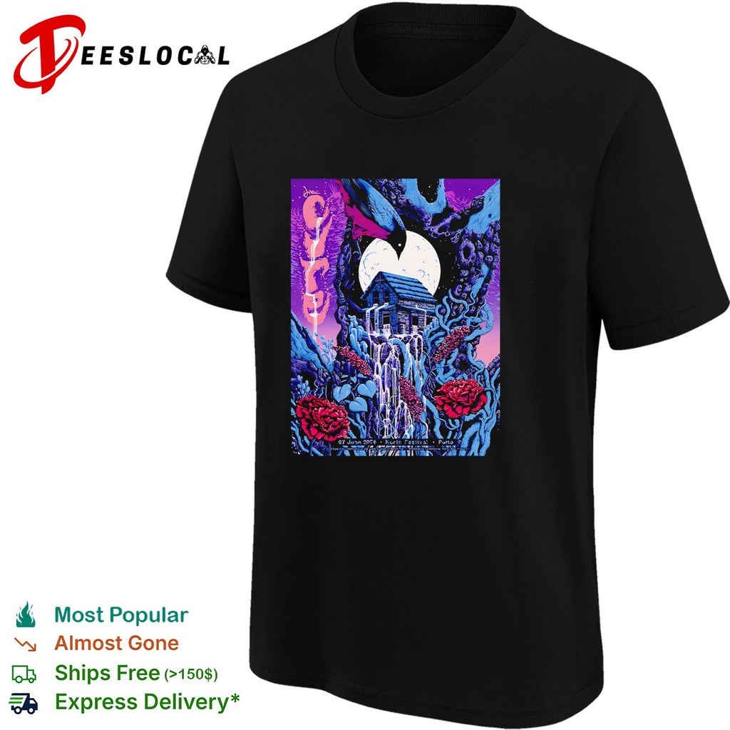 The Cure North Festival 2026 Headline Event In Porto Portugal On 7 June 2026 shirt
