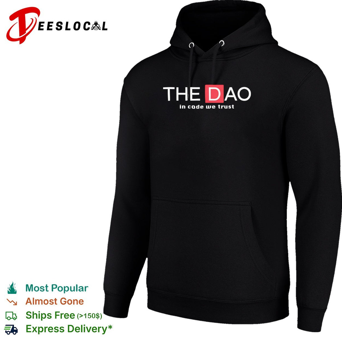 The DAO in code we trust shirt