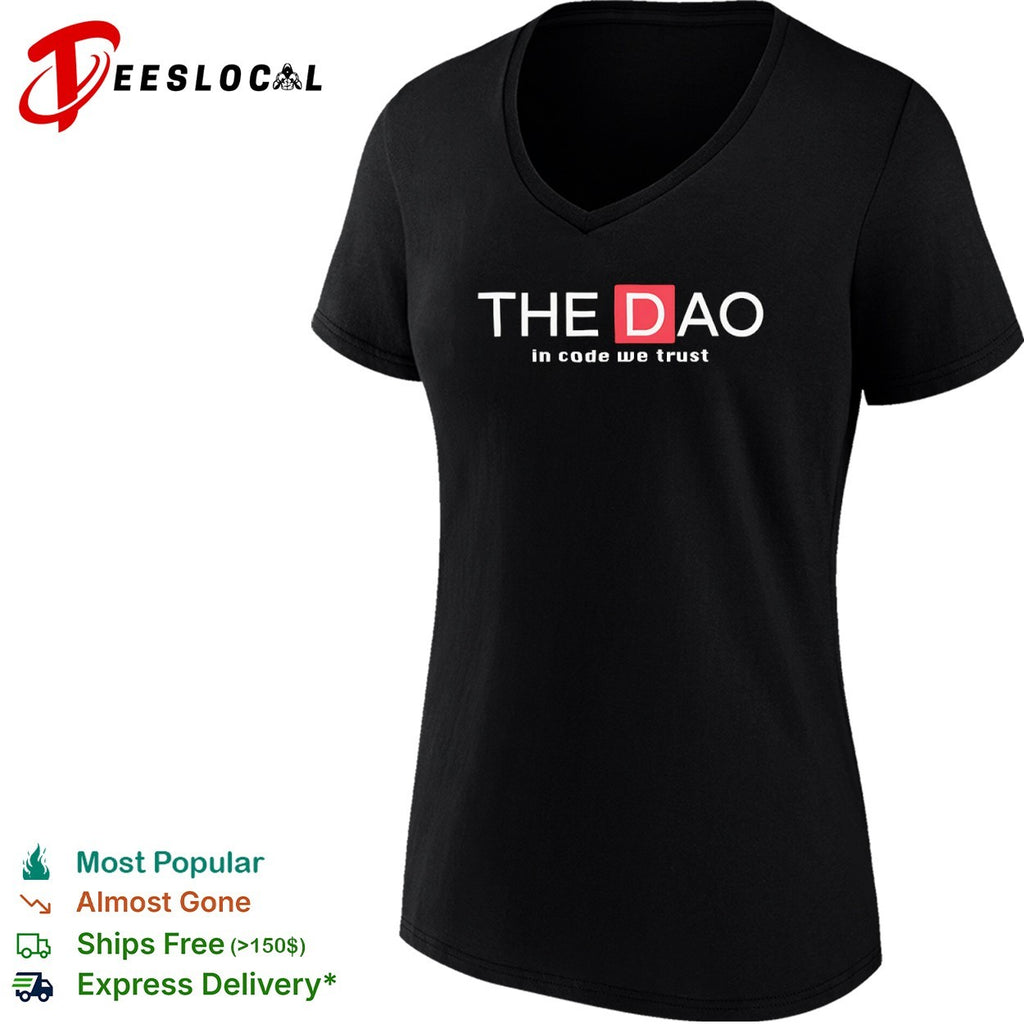 The DAO in code we trust shirt