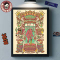 The Disco Biscuits Las Vegas Nevada 2025 Event Poster At Brooklyn Bowl On April 24 25 2026 Home Decor Poster Canvas