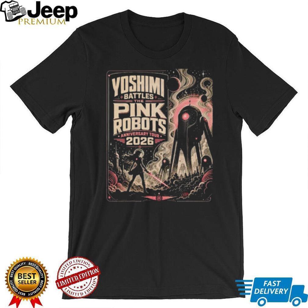 The Flaming Lips Yoshimi Battles The Pink Robots Anniversary Tour 2026 shirt