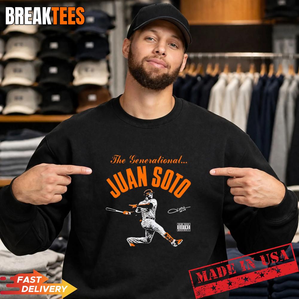 The Generational Juan Soto New York Mets Signature T-Shirt