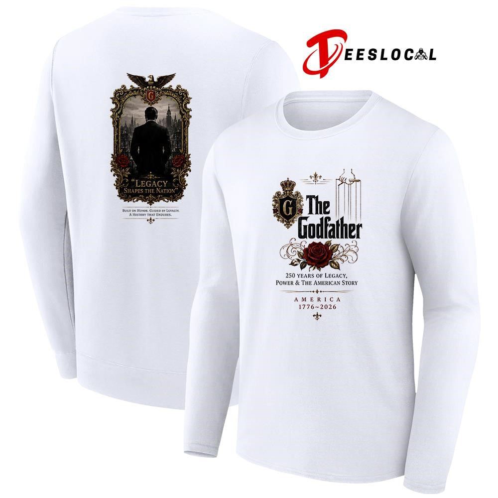 The Godfather 250 years of legacy power and the American story shapes the nation graphic shirt