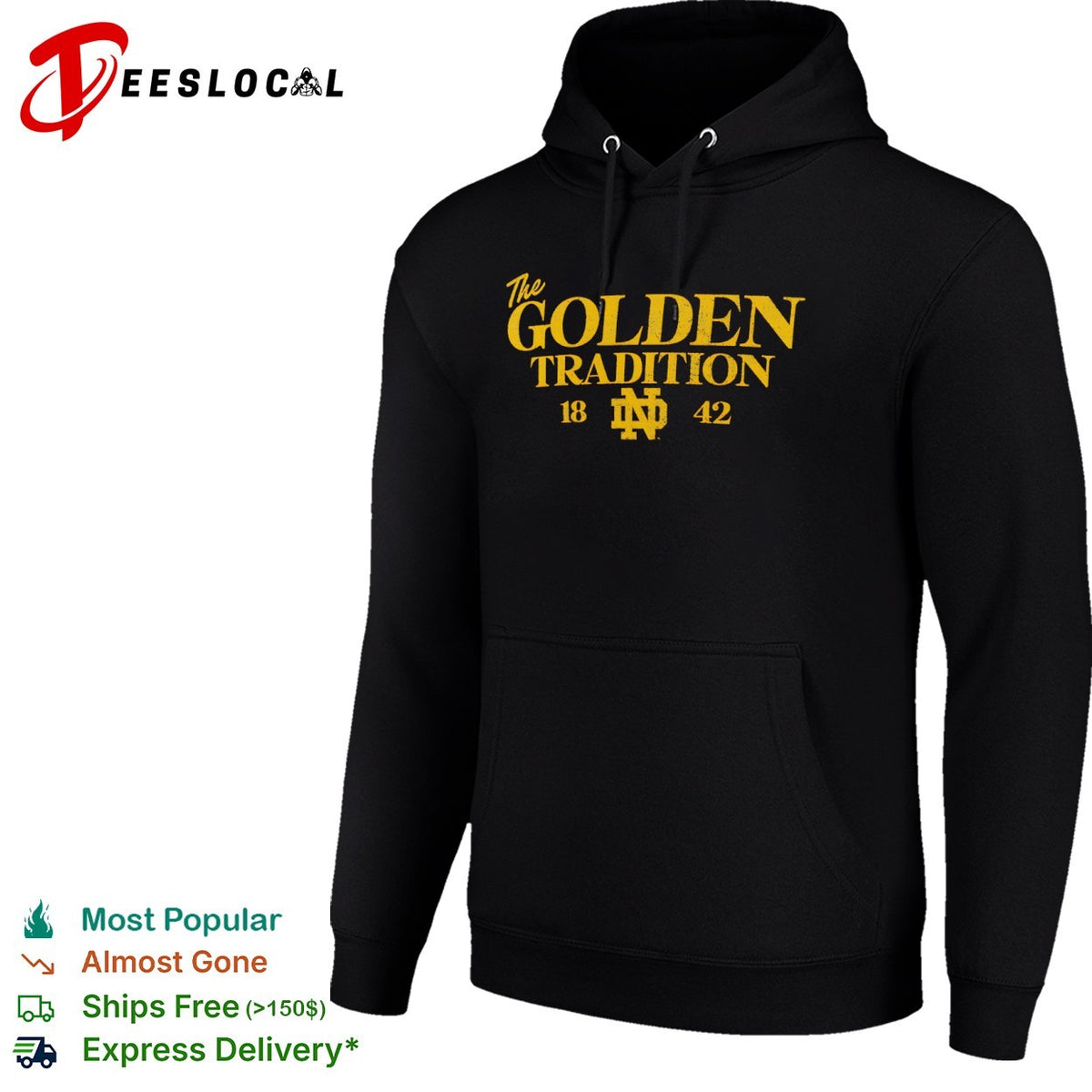 The Golden Tradition 1842 University of Notre Dame Fighting Irish logo shirt
