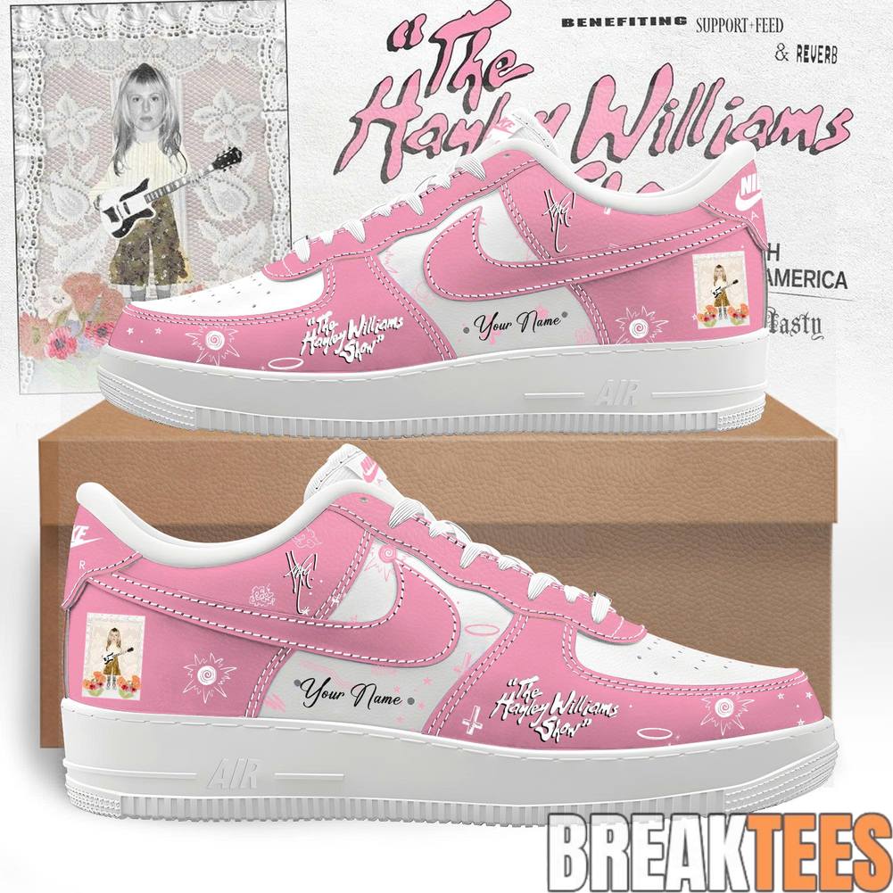 The Hayley Williams Show Tour 2026 Custom Air Force 1 Shoes
