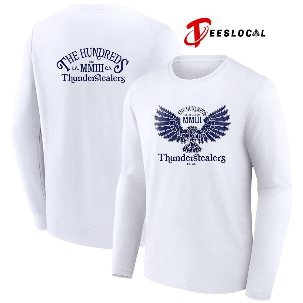 The Hundreds Thunderstealers est MMIII logo shirt