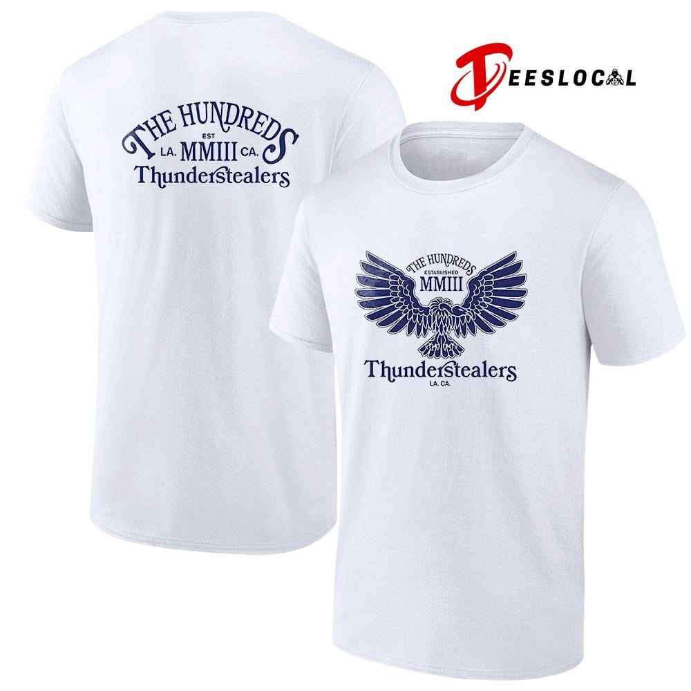 The Hundreds Thunderstealers est MMIII logo shirt