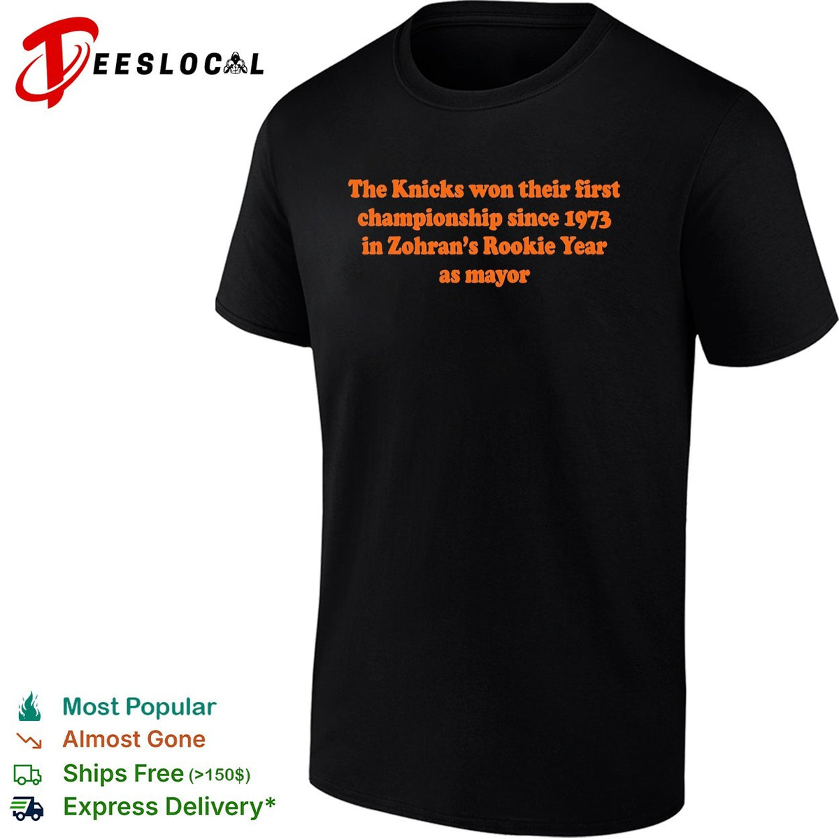The Knicks Won Their First Championship Since 1973 In Zohran’s rookie year shirt