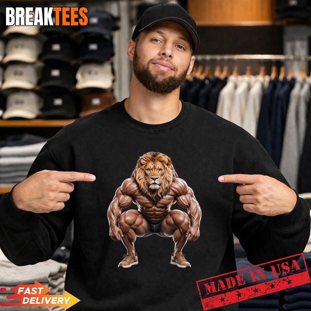 The Lion Doesn’t Wipe Funny Gen Z Joke Raunchy Meme T-Shirt