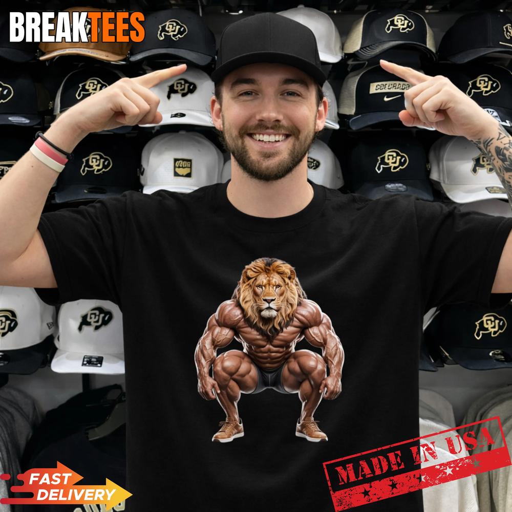 The Lion Doesn’t Wipe Funny Gen Z Joke Raunchy Meme T-Shirt