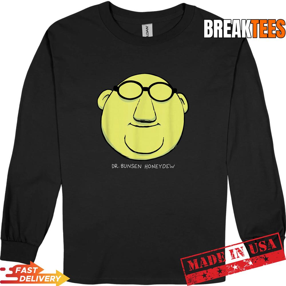 The Muppets Dr Bunsen Honeydew Muppet Labs Big Face T-Shirt
