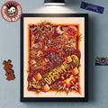 The Offspring London UK 2025 Concert Poster At The O2 On November 14 2025 Home Decor Poster Canvas