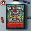 The Offspring Supercharged North American Tour 2026 With Dates Official Tour Poster Poster Canvas