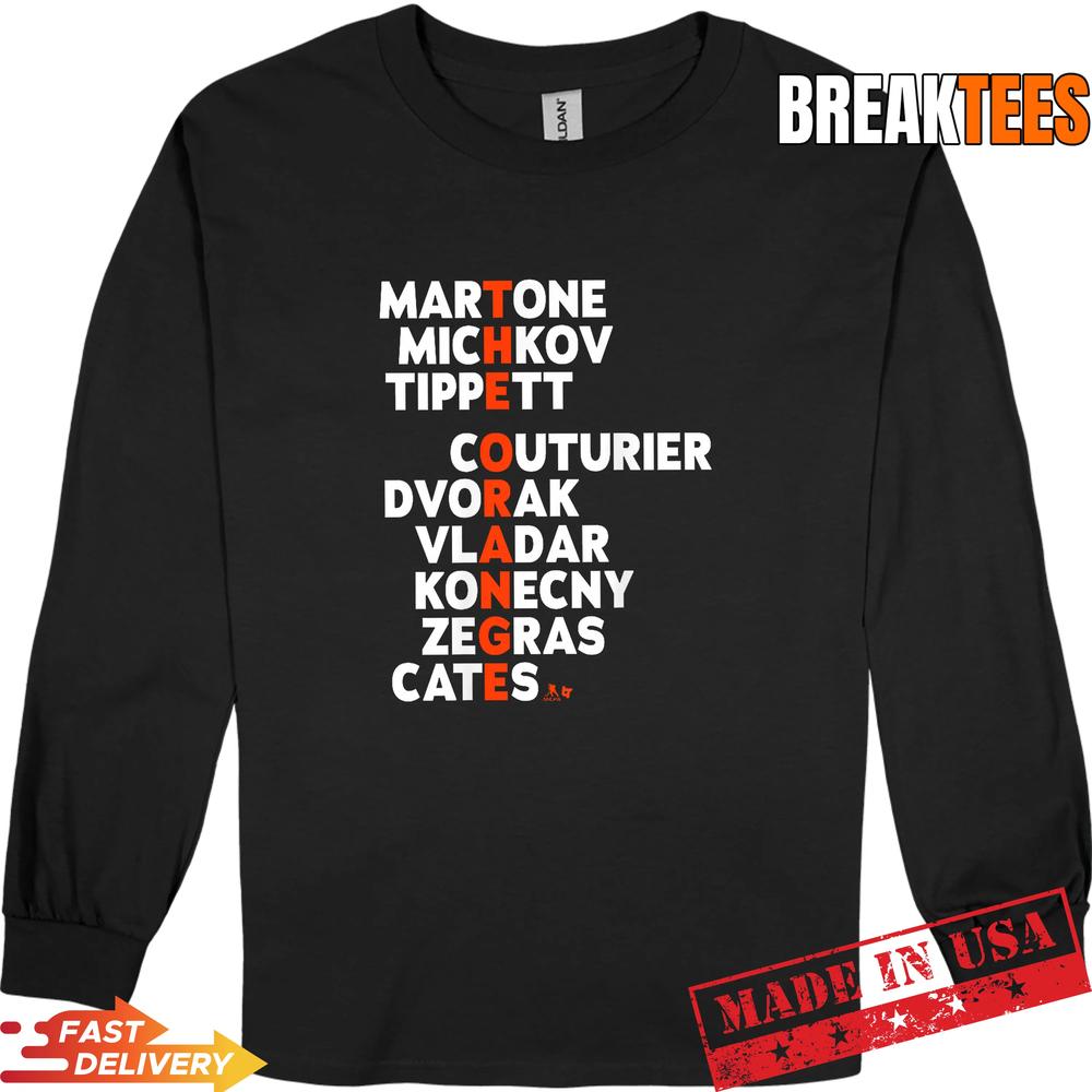 The Orange Names Philadelphia Hockey Shirt